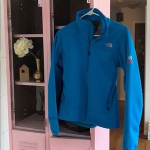 North face summit series zip up lined jacket